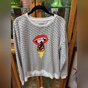 Vans - Kendra Andy, SweatShirt with Bold Colorful Graphic; Size M